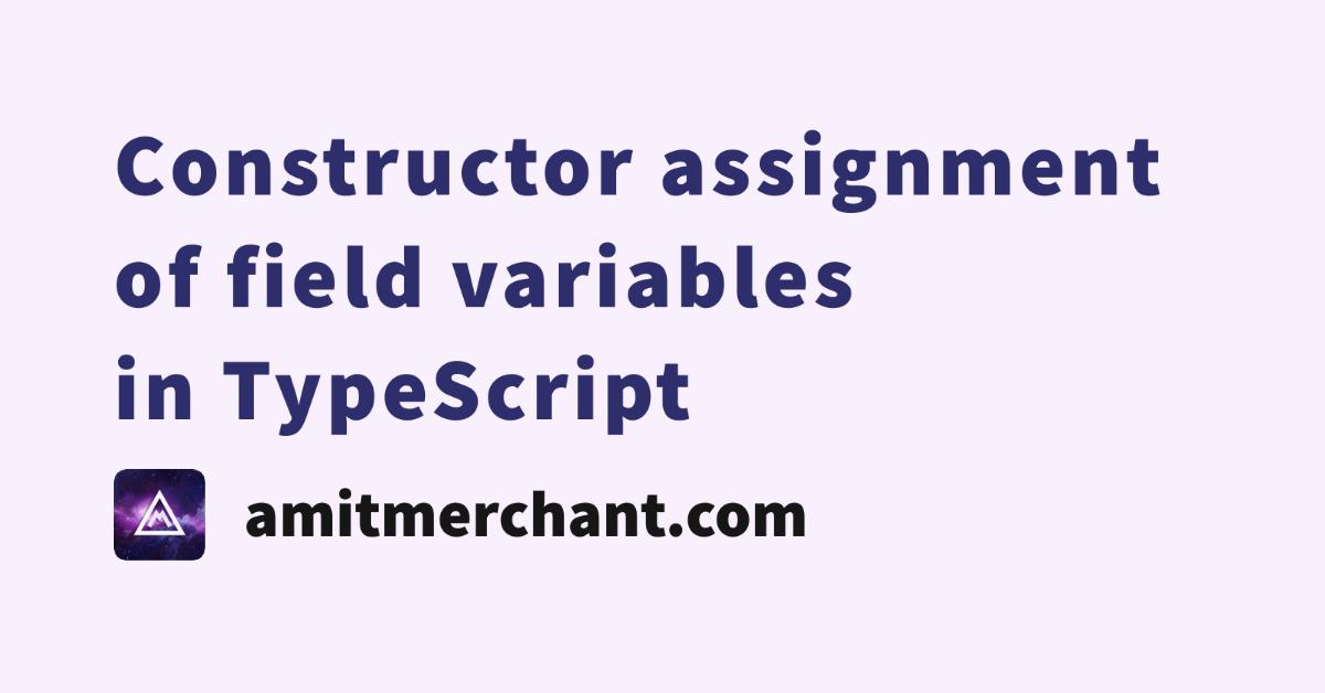 constructor assignment javascript