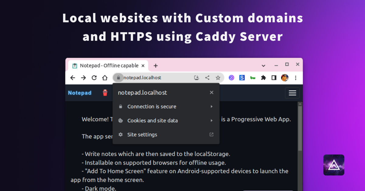 Local websites with Custom domains and HTTPS using Caddy Server — Amit ...