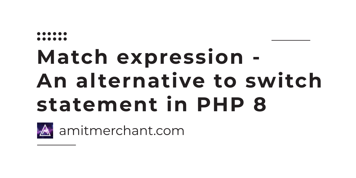 php switch expression