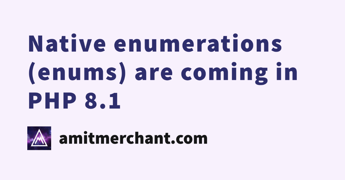 PHP Enums before PHP 8.1 
