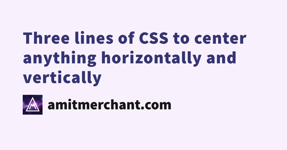 responsively center anything in css responsively center anything in css
