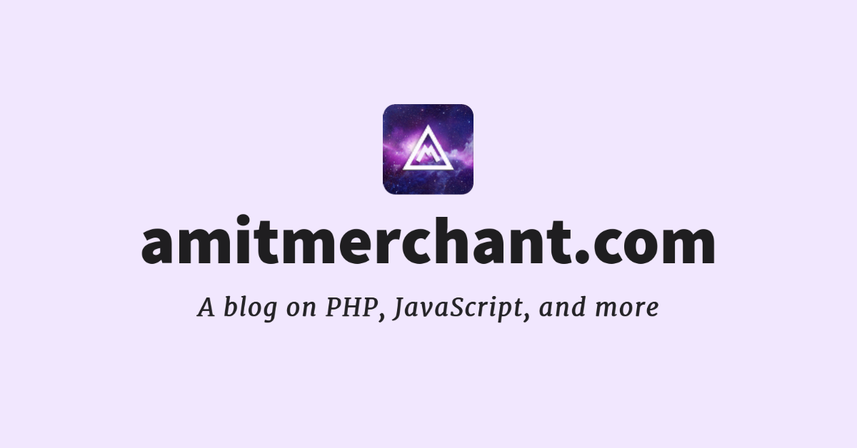 Benefits of using custom exceptions in PHP — Amit Merchant — A blog on PHP,  JavaScript, and more